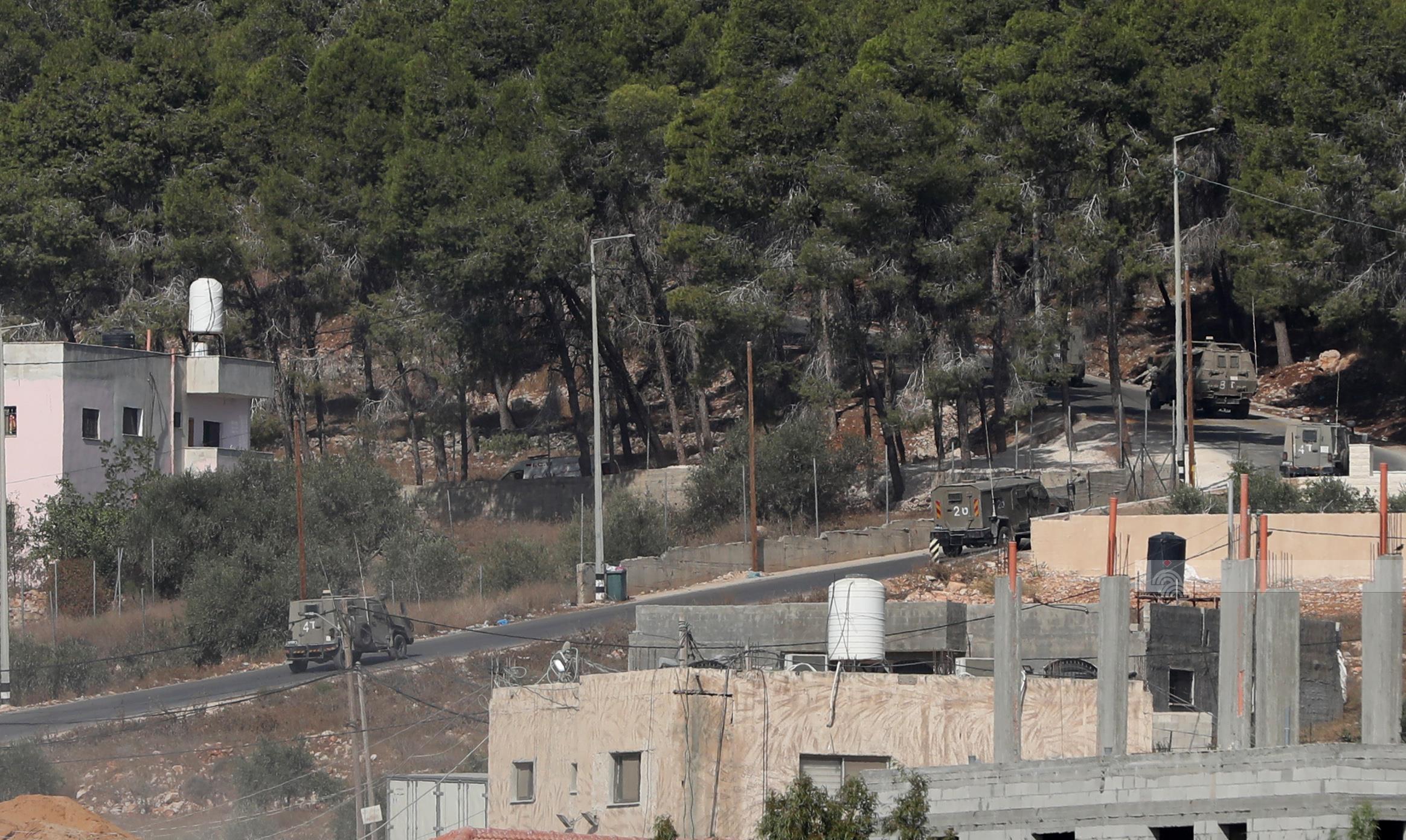 من اقتحام قوات الاحتلال قرية عقابا قرب طوباس. (تصوير أيمن نوباني/وفا)